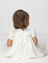 baby girls ivory christening gown