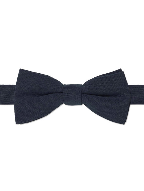 Boys navy banded bow tie