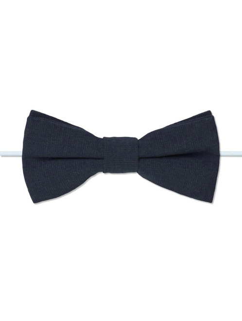 Boys elasticated navy dickie bow