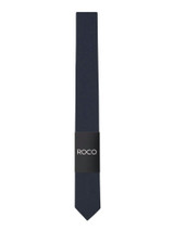 Boys navy blue skinny tie
