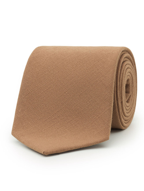 Boys rust coloured full length tie