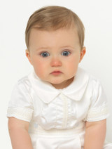 baby boys white romper