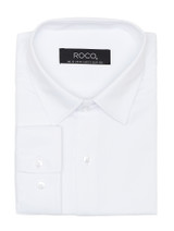 Boys long sleeved white shirt