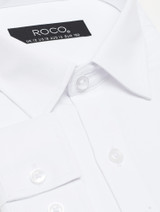 Boys white long sleeved shirt