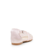 girls pink pearl shoe