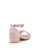 girls pink kitten heel shoe