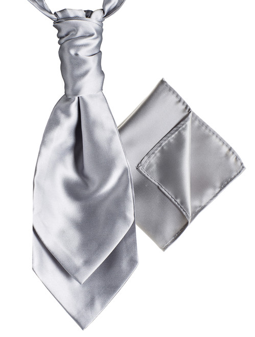 Silver cravat and hanky