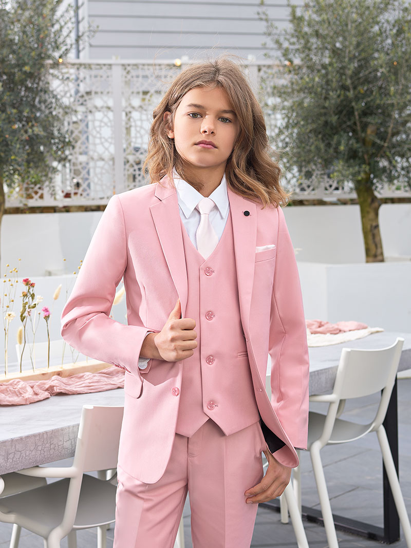 Shop boys pink party suit - Monaco