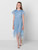 Girls blue sustainable dress