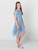 Girls blue party dress