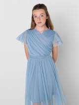 Sustainable girls blue dress