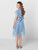 Blue sustainable flower girls dress