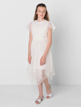 Sustainable ivory communion dress