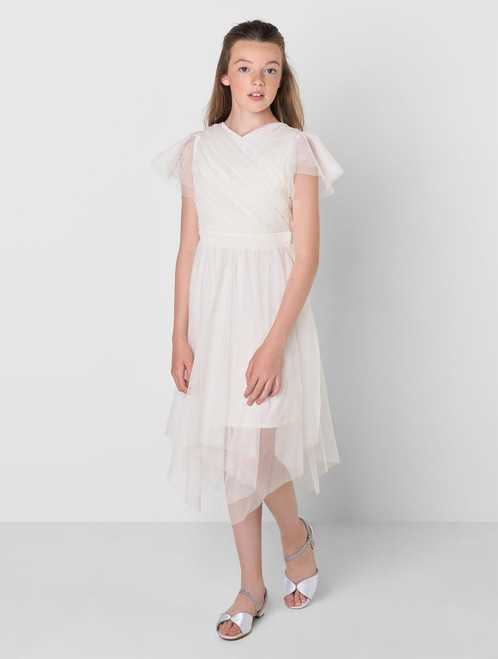 Sustainable ivory communion dress