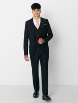 Older boys black modern fit communion suit by Roco