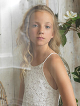 Girls ivory Eloquence dress - Grace