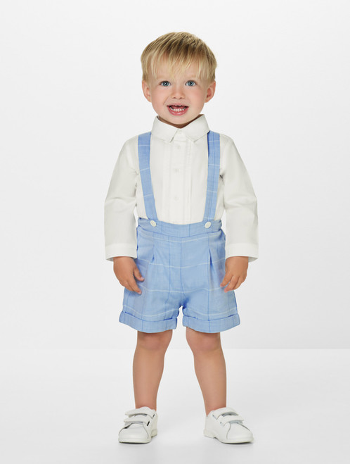 baby boys blue romper